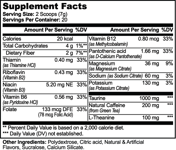 NOT FROM THIS PLANET Pre-Workout Energy Powder (Lychee Splash Energy)