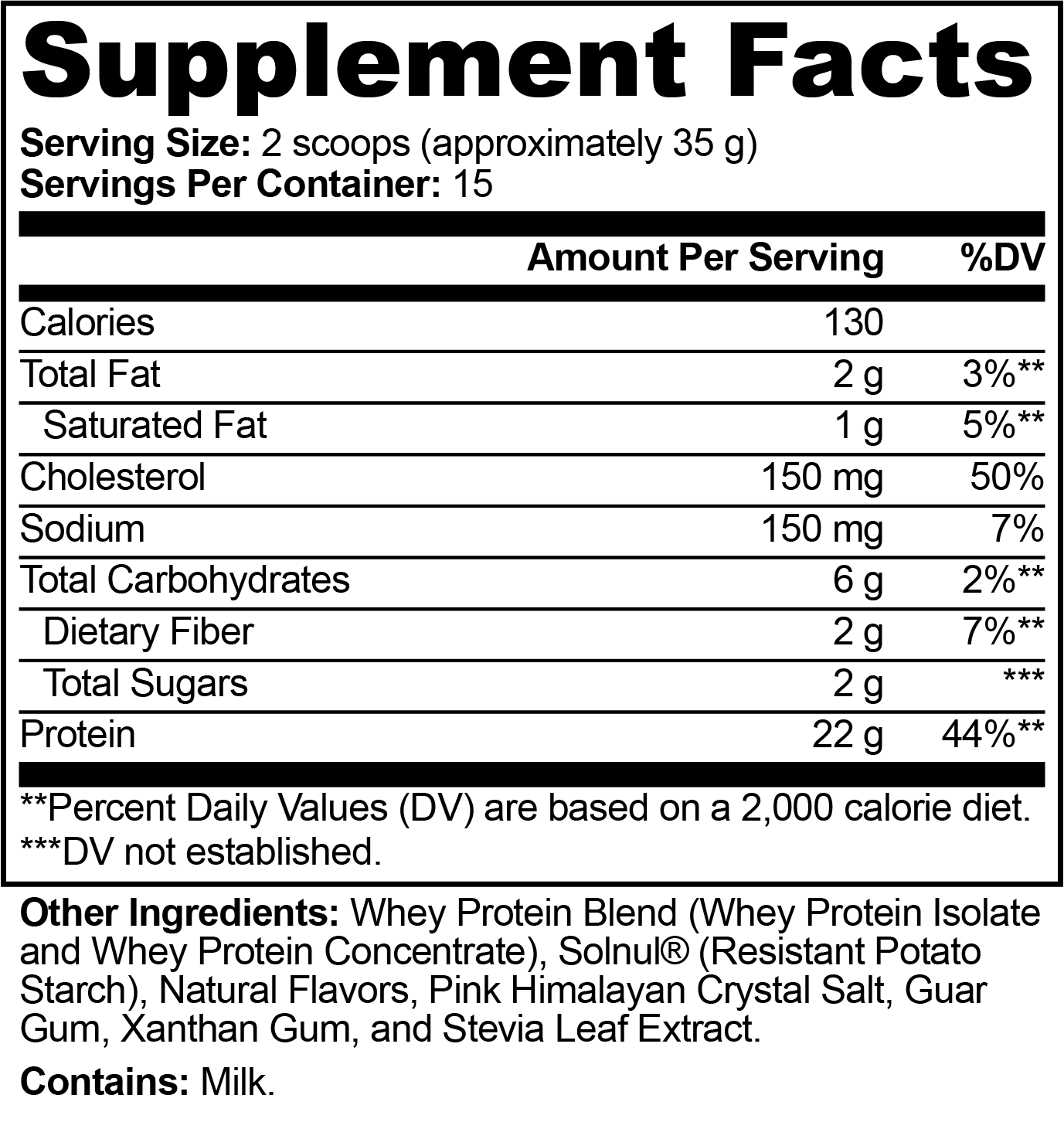 NOT FROM THIS PLANET Performance Whey Protein Blend (Chocolate)
