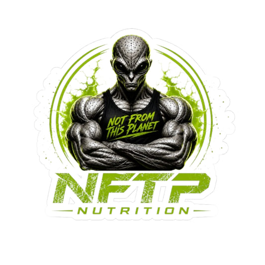 NFTP Nutrition Alien Gym Sticker — "Not From This Planet" Kiss-Cut Vinyl