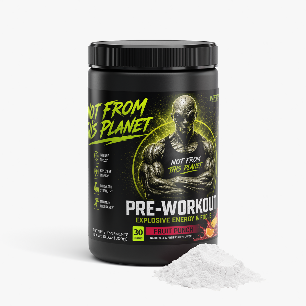 NFTP Nutrition Pre-Workout Powder (Fruit Punch)