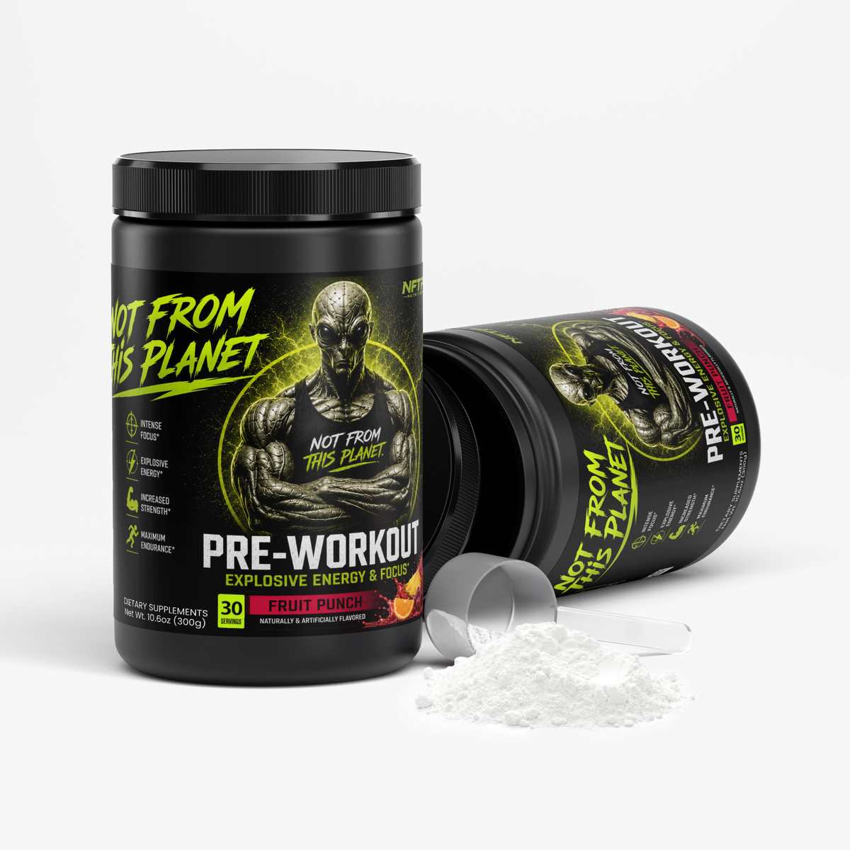 NFTP Nutrition Pre-Workout Powder (Fruit Punch)