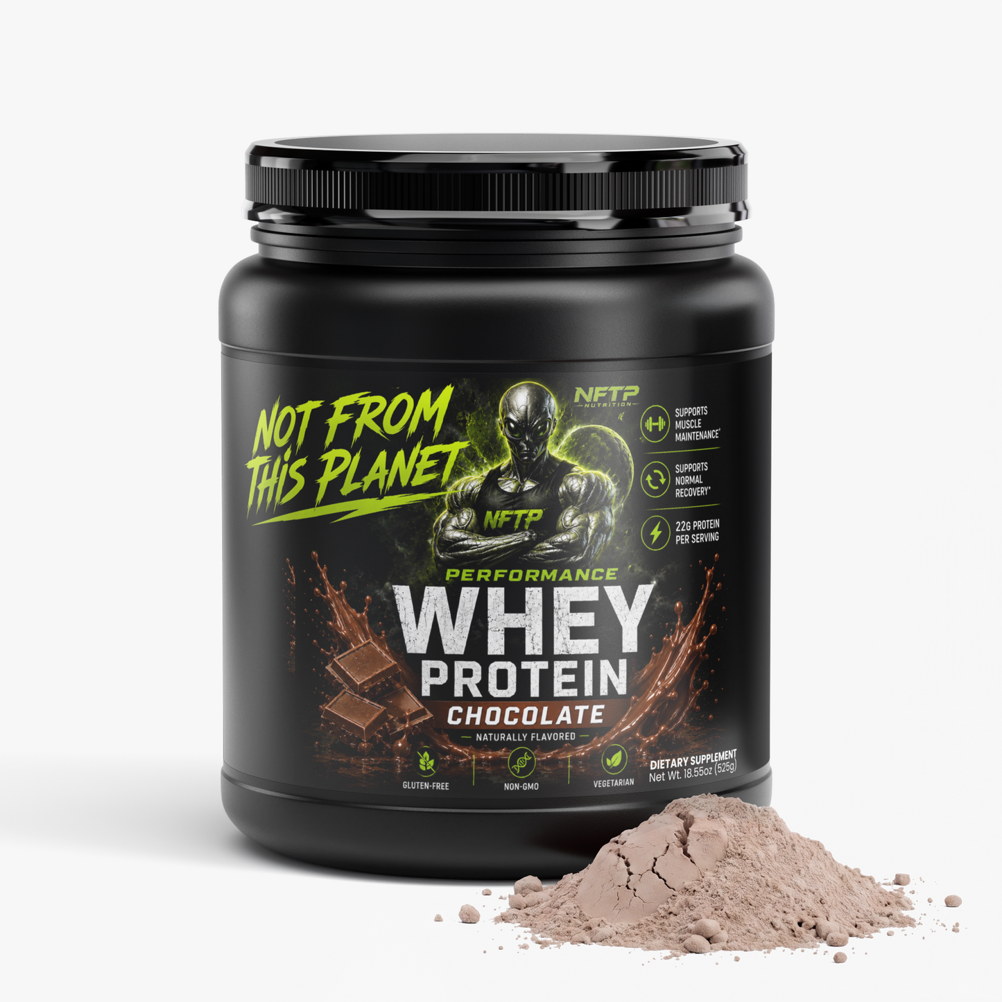 NOT FROM THIS PLANET Performance Whey Protein Blend (Chocolate)