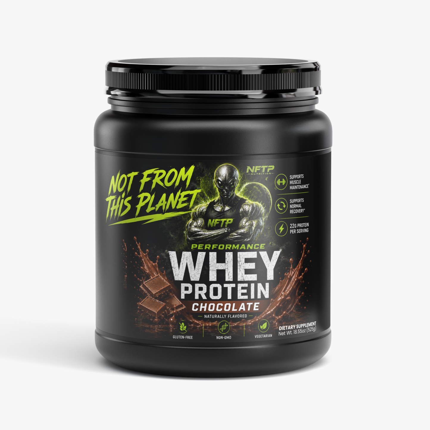 NOT FROM THIS PLANET Combo 2 Whey Protein Chocolate + Pre-Workout
