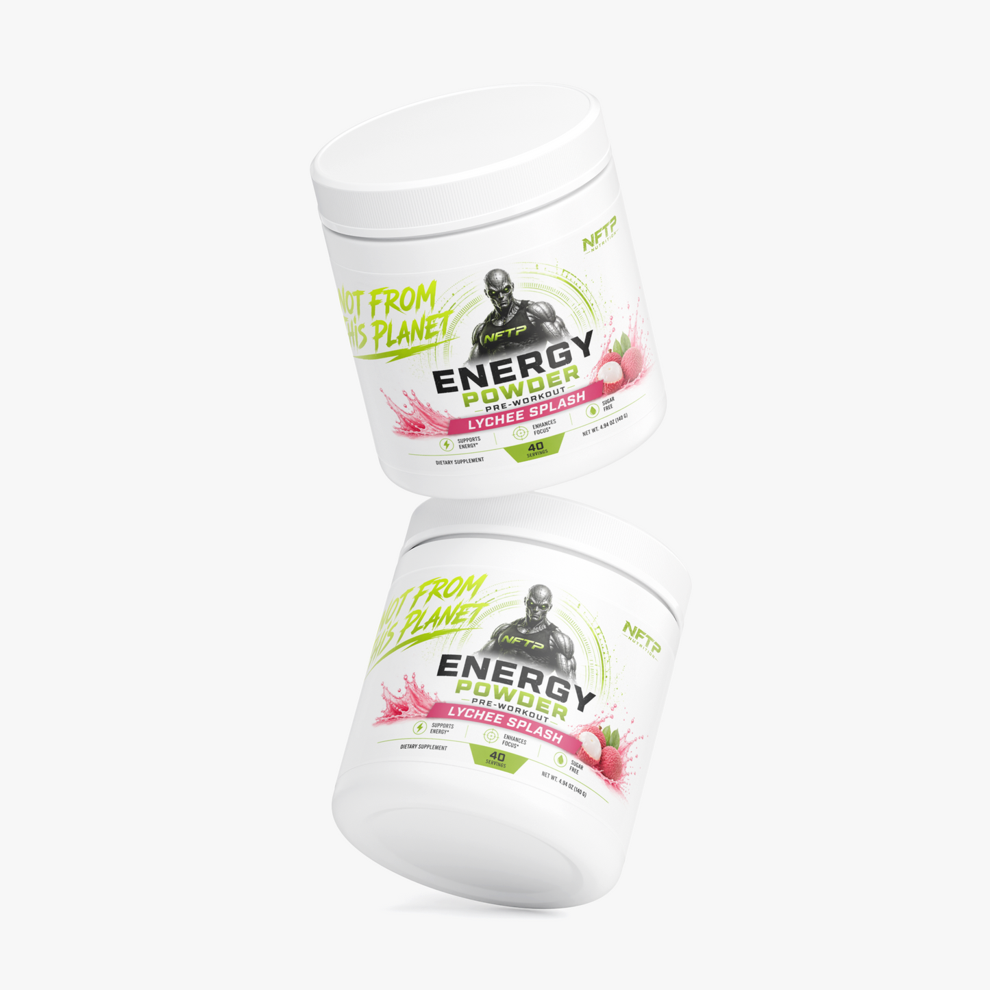 NOT FROM THIS PLANET Pre-Workout Energy Powder (Lychee Splash Energy)