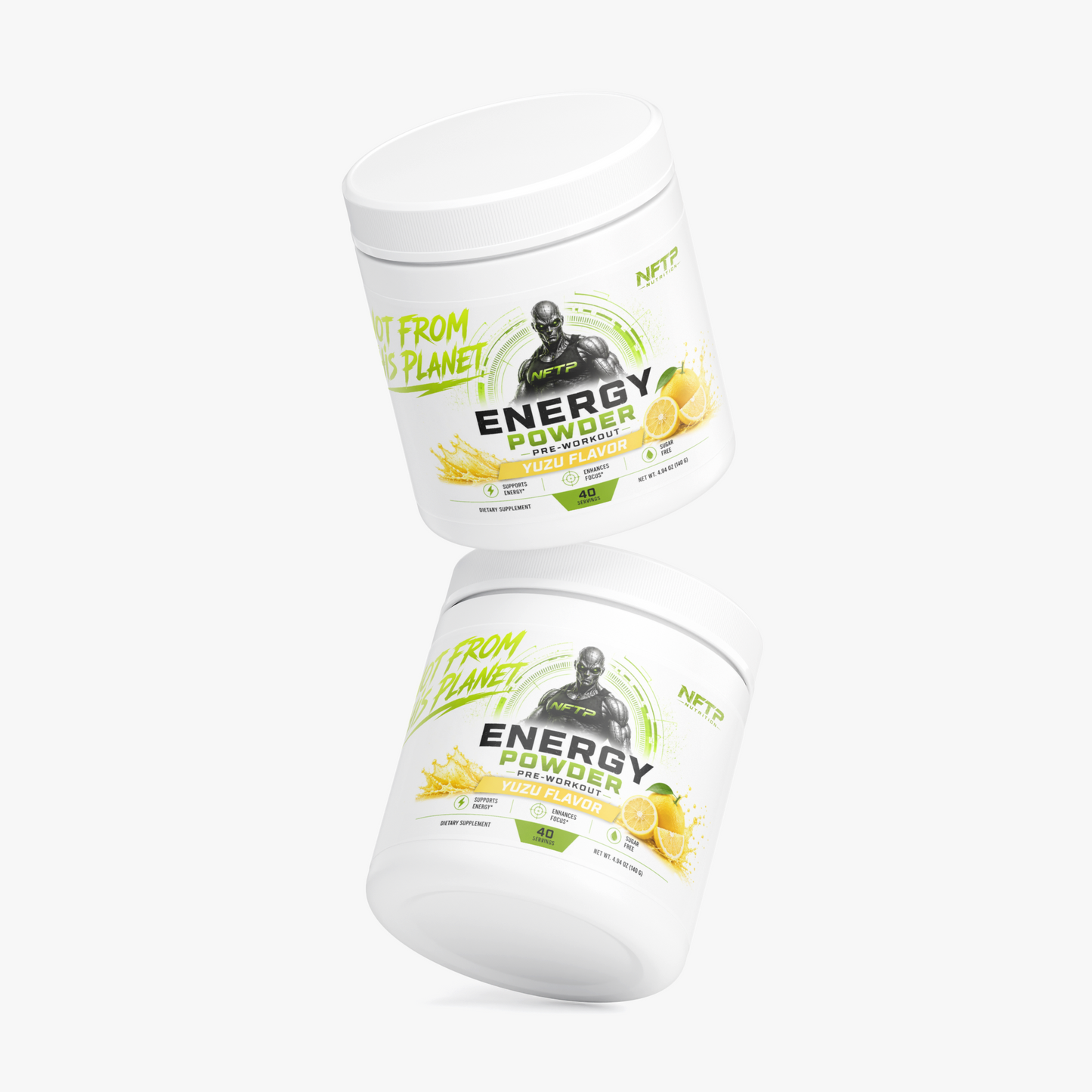 NOT FROM THIS PLANET Pre-Workout Energy Powder (Yuzu Flavor)