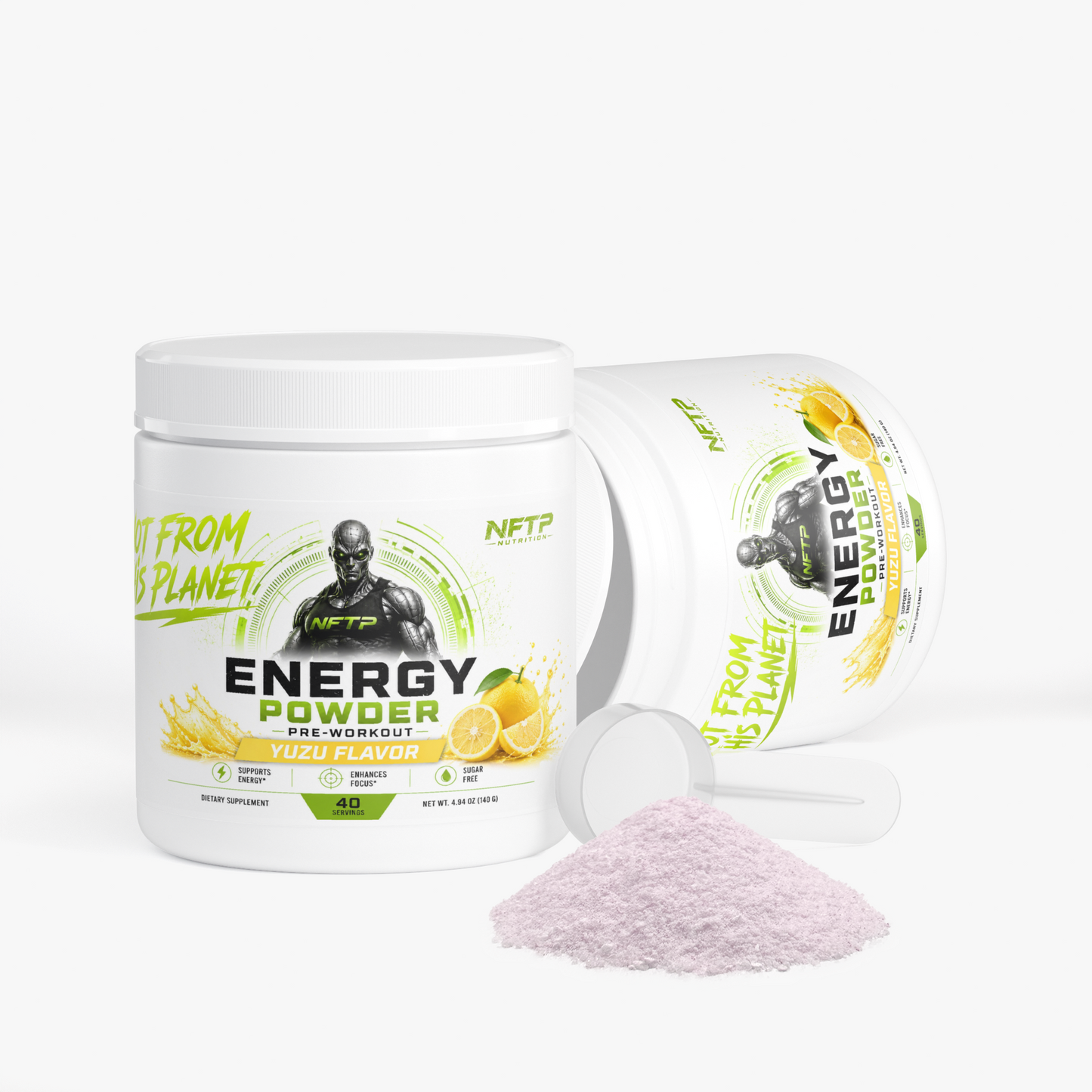 NOT FROM THIS PLANET Pre-Workout Energy Powder (Yuzu Flavor)