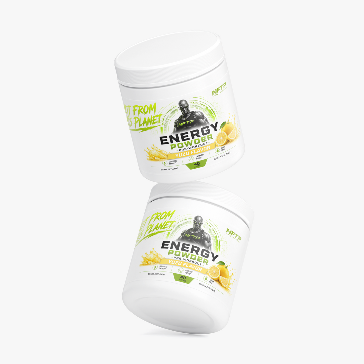 NFTP Nutrition Pre-Workout Energy Powder (Yuzu Flavor)