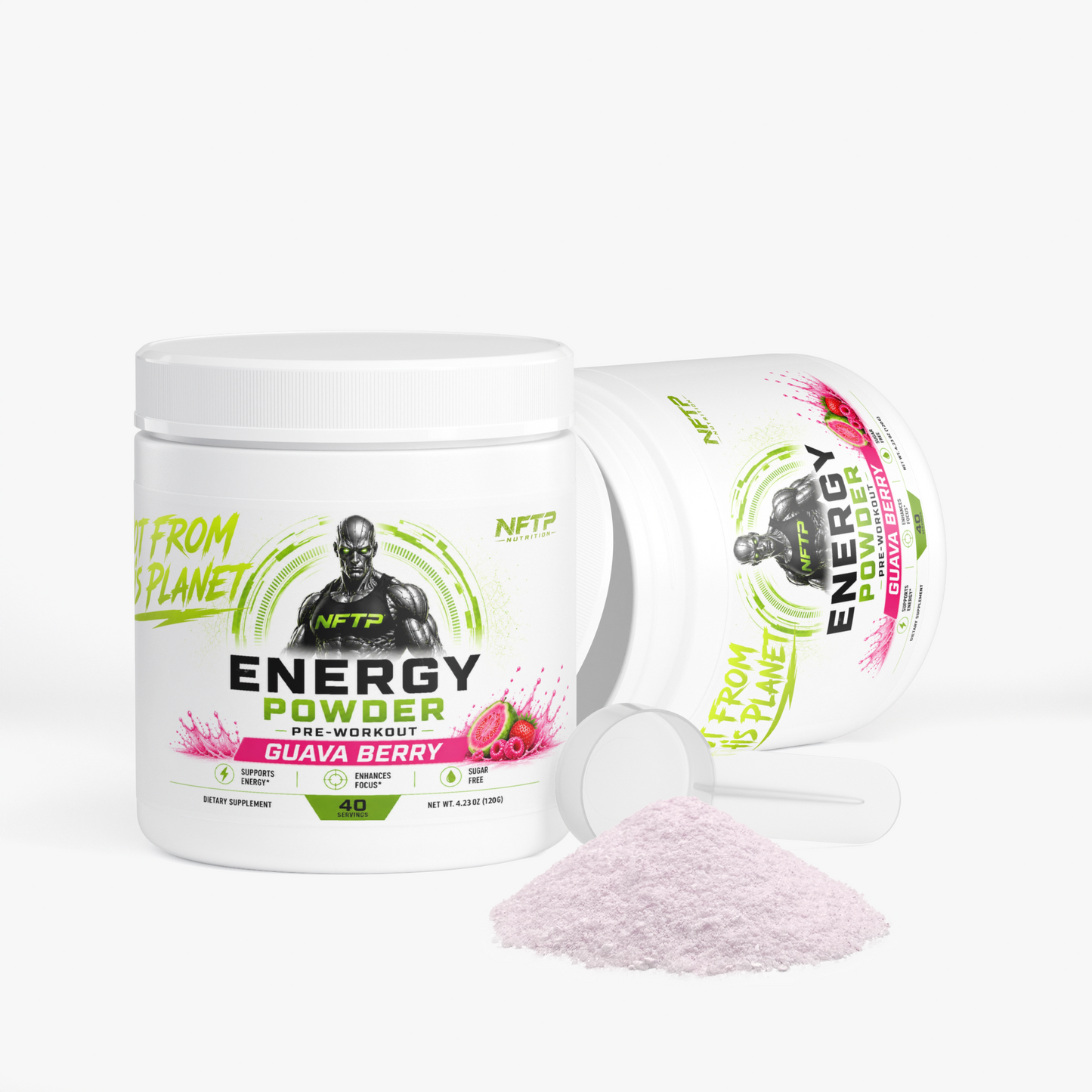NOT FROM THIS PLANET Pre-Workout Energy Powder (Guava Berry)