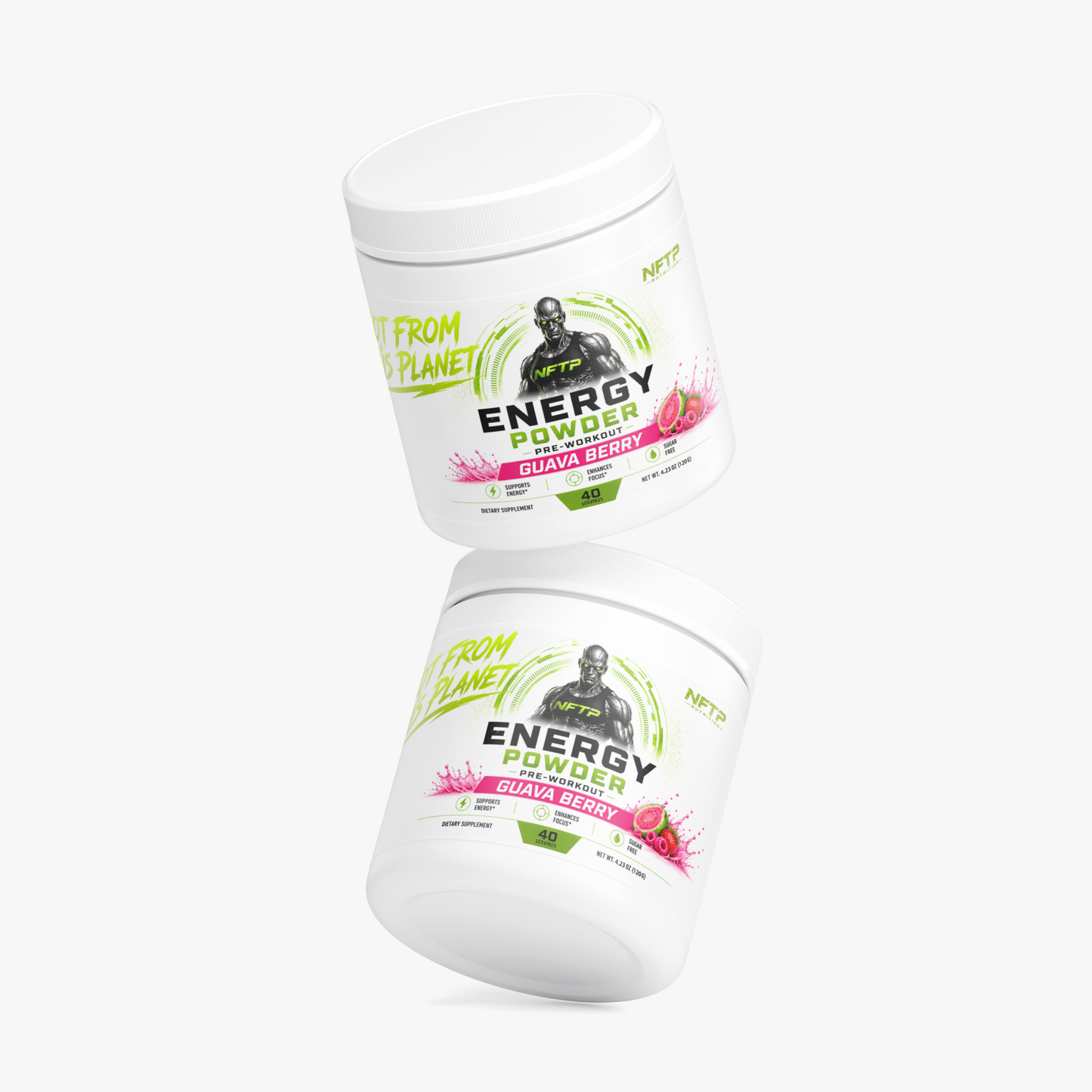 NOT FROM THIS PLANET Pre-Workout Energy Powder (Guava Berry)