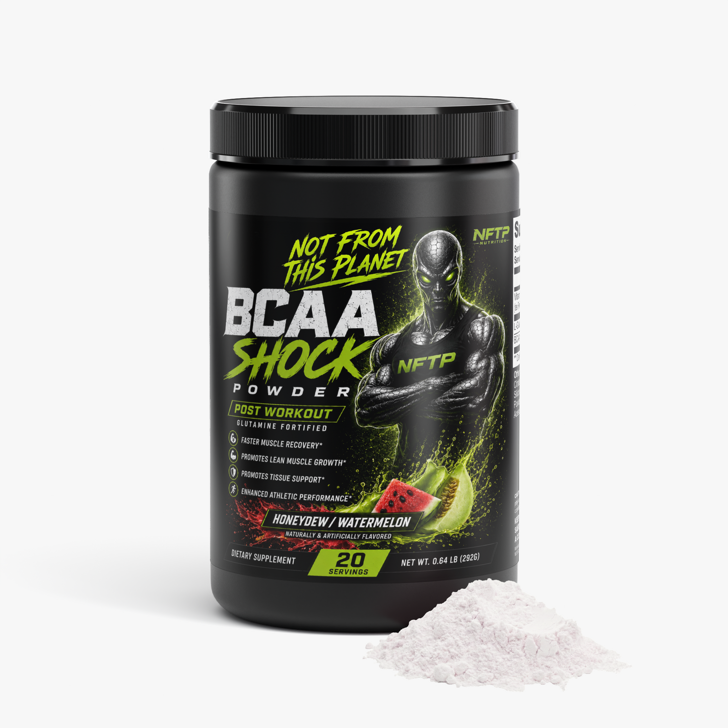 NOT FROM THIS PLANET BCAA Post Workout Powder (Honeydew/Watermelon)