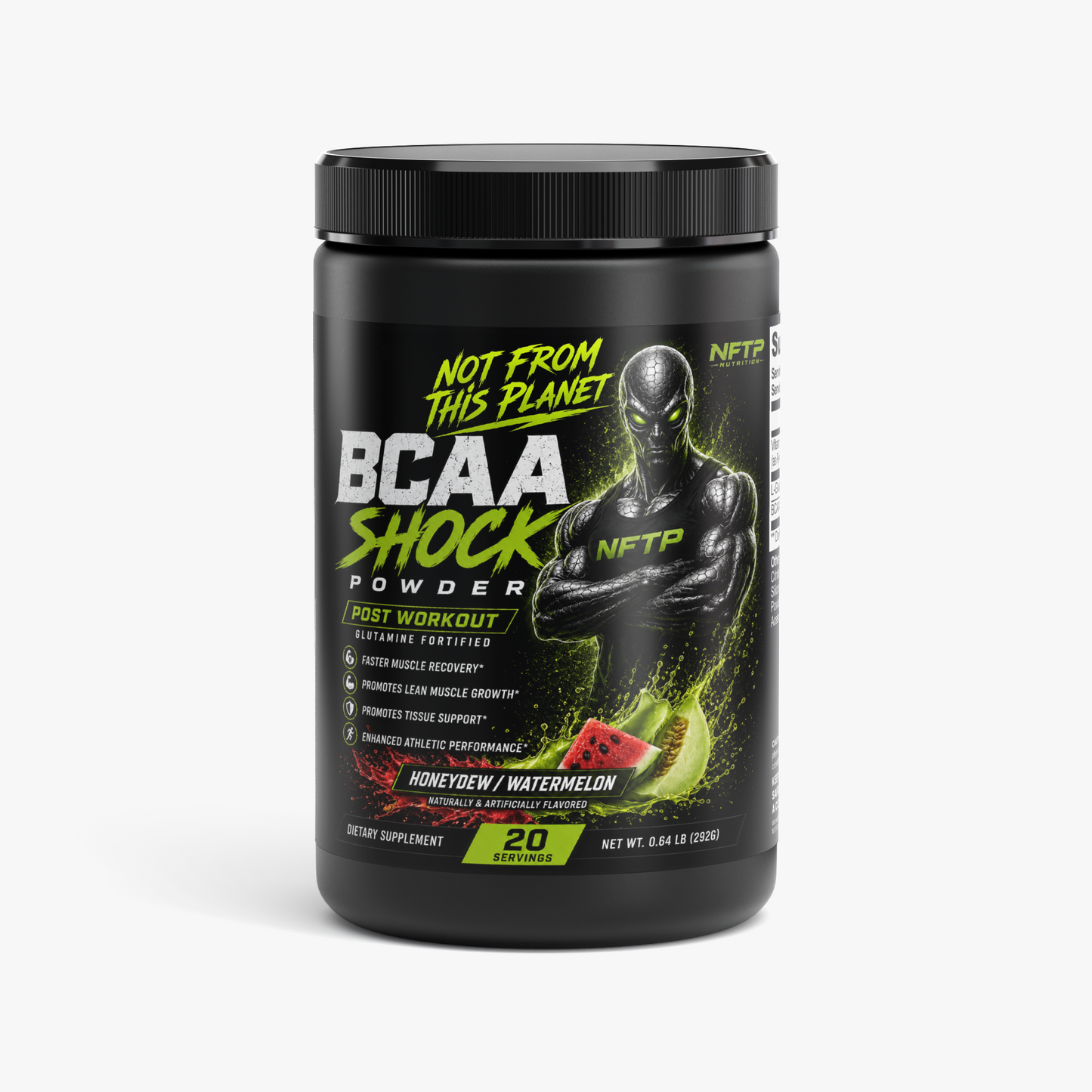 NOT FROM THIS PLANET BCAA Post Workout Powder (Honeydew/Watermelon)